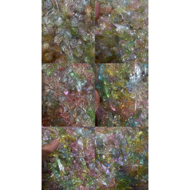 Jual manik series mix warna AB Holo grosir per pon pilih varian ...