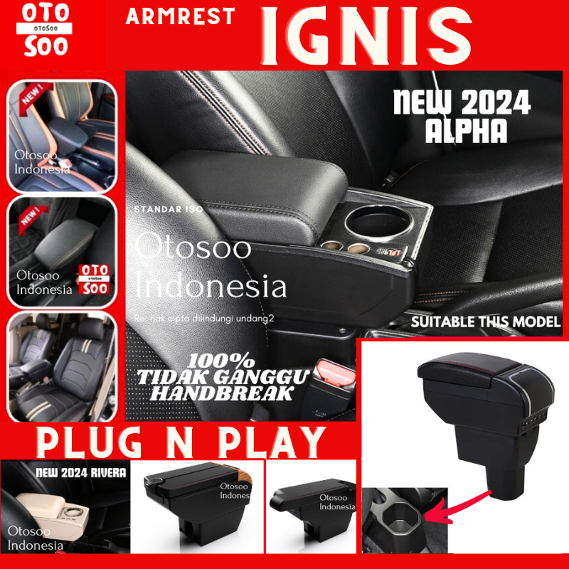 Jual ARMREST IGNIS AUTOGRAND ARMREST IGNIS CONSOLE BOX SUZUKI IGNIS