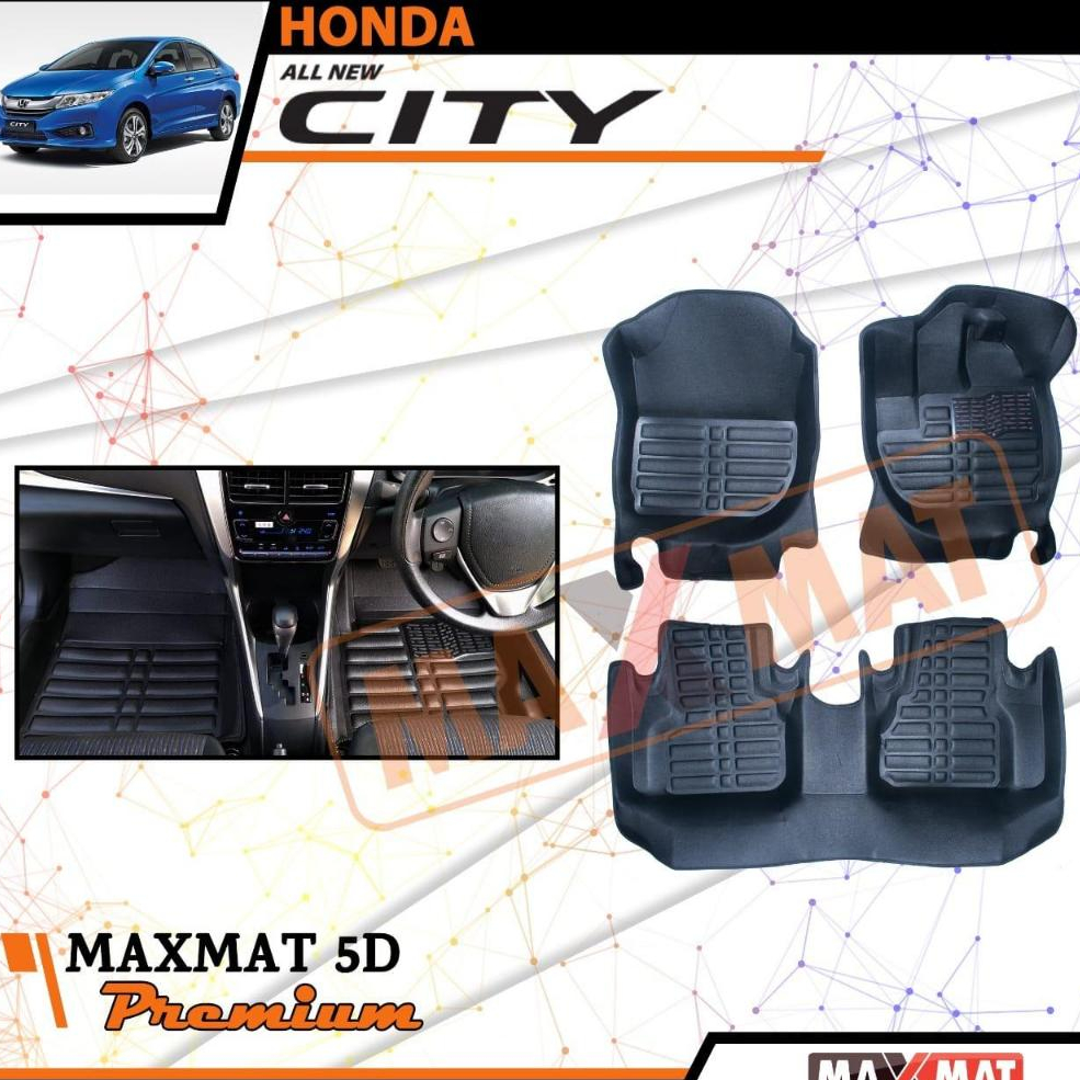 Jual Karpet Mobil 5D Maxmat Premium Honda All New City - Car Mat ( 2 ...