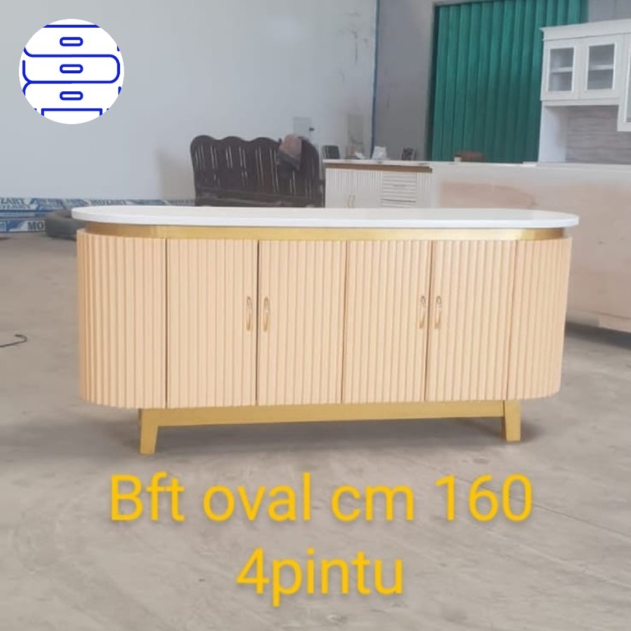 Jual Meja TV Buffet TV Minimalis 160 cm 4 Pintu | Shopee Indonesia