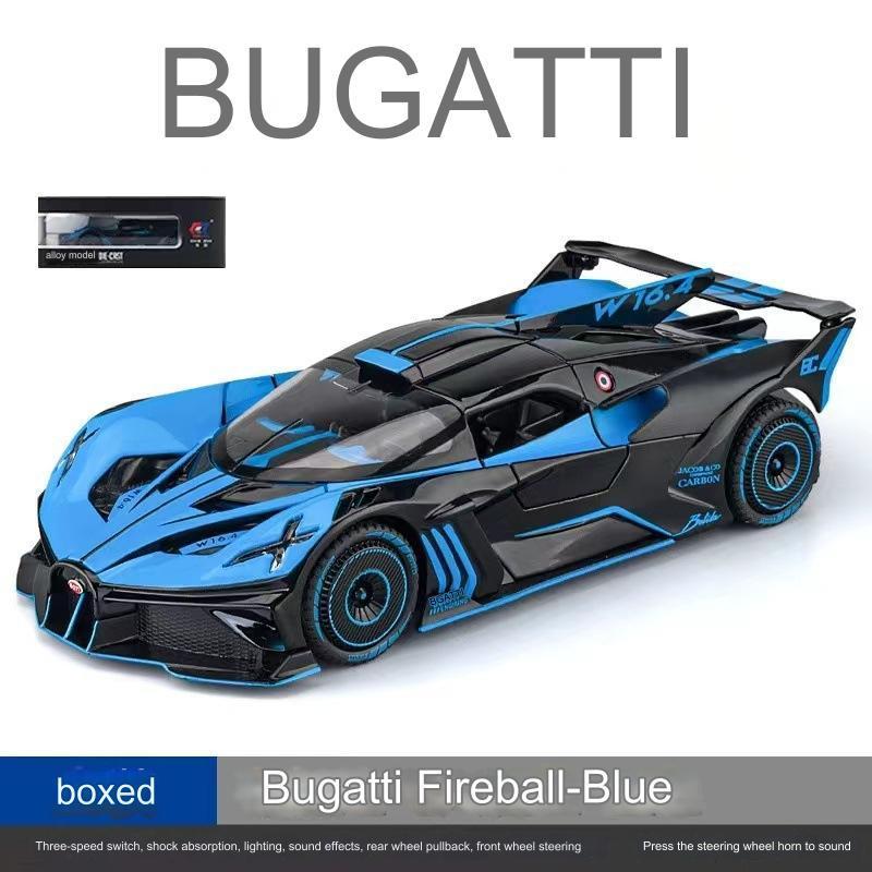 Wokex - 1:24 Pressofuso In Lega Modello Di Auto Luce Tirare Indietro - Foto 4