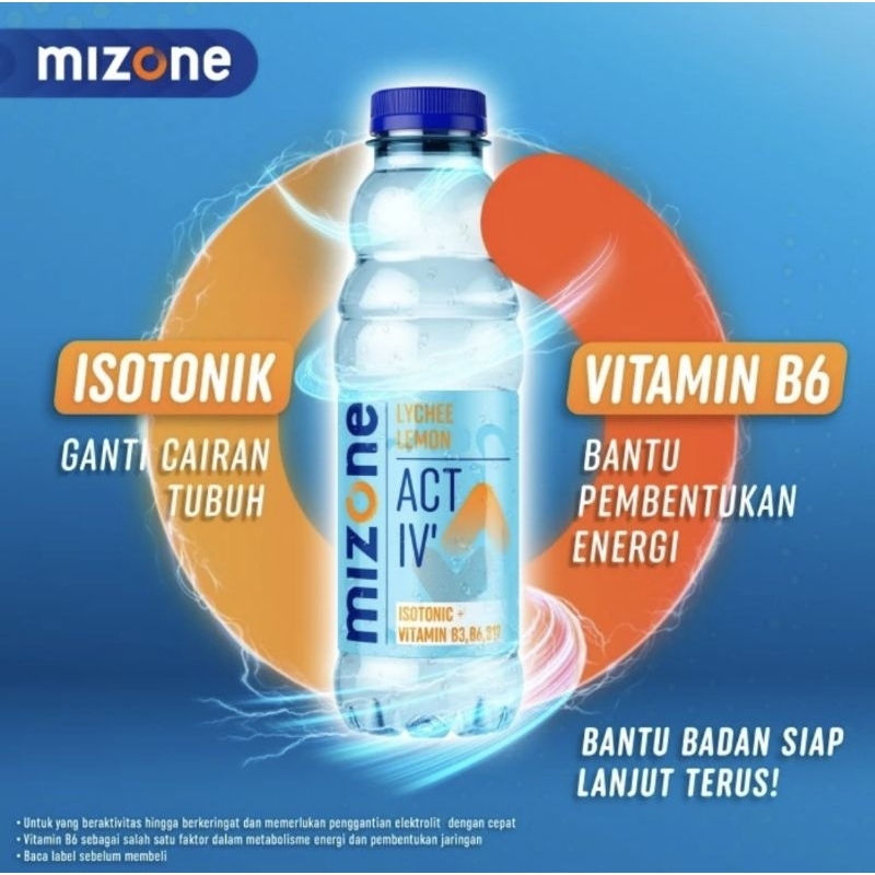 Jual Mizone Isotonik Water Lyche Lemon / Mizone Minuman Isotonik Rasa ...