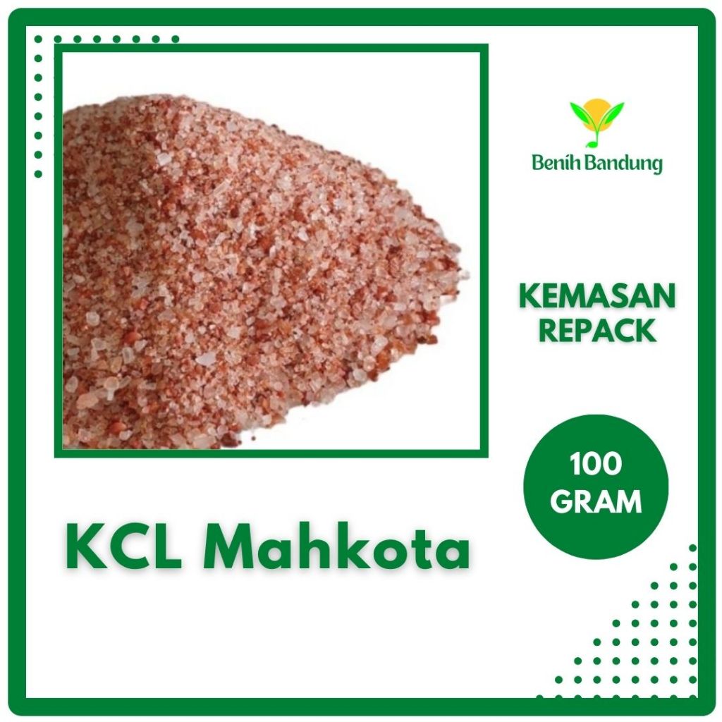 Jual Pupuk Kcl Mahkota Fertilizer Mop Kemasan Repack Gram Shopee Indonesia