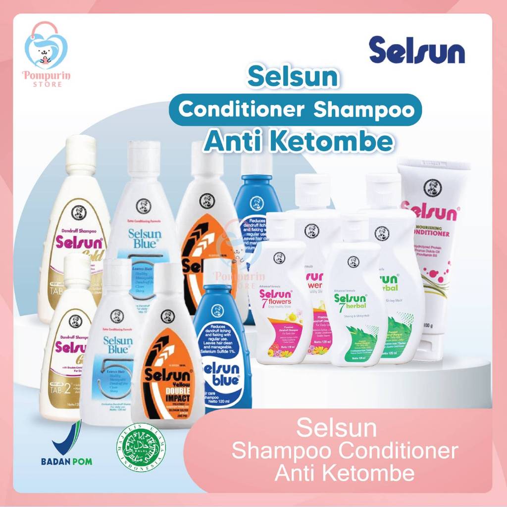 Jual Selsun Shampoo Conditioner Anti Ketombe 7 Herbal / 7 Flowers