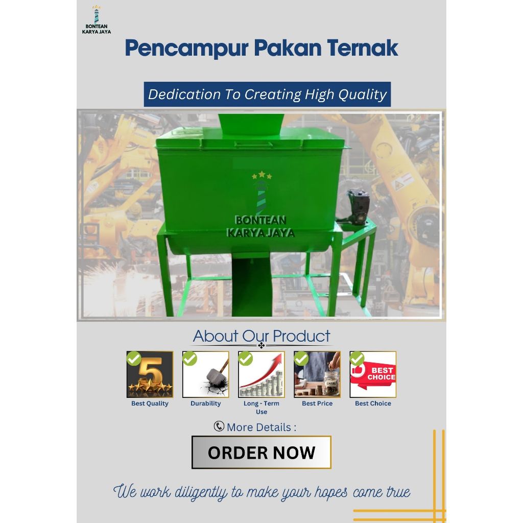 Jual Mesin Pengaduk Pakan Ternak Pengaduk Pencampur Pakan Ternak Shopee Indonesia