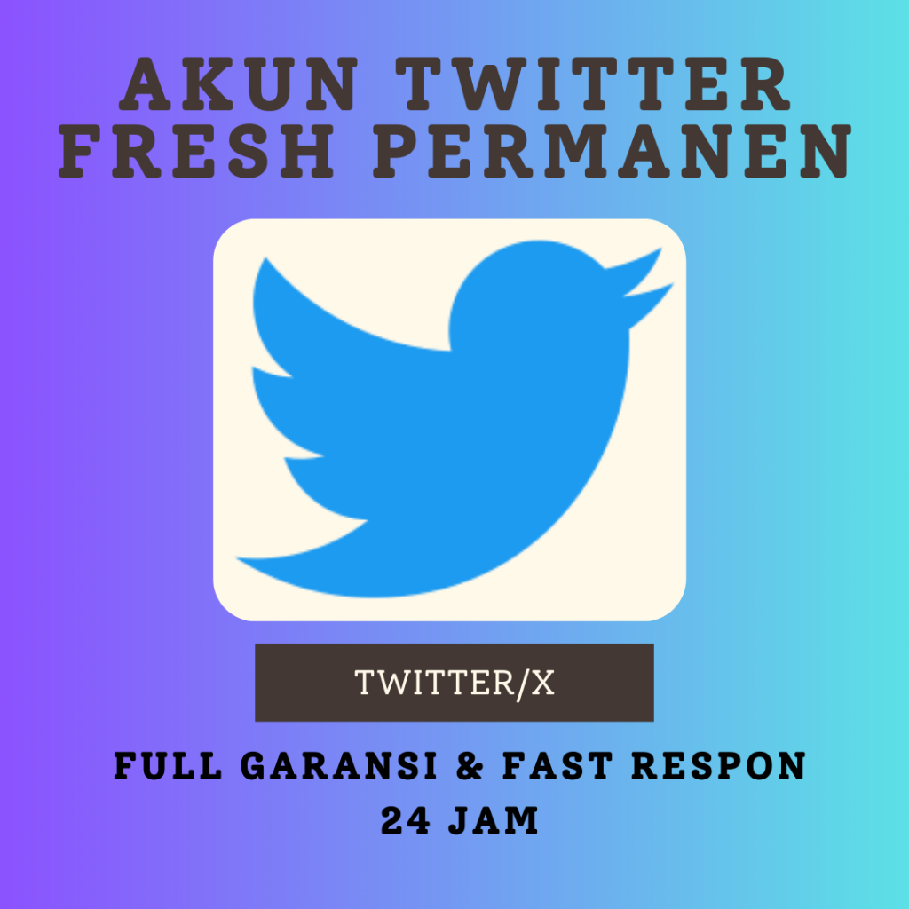 Jual Twitter X Fresh Permanen Anti Shadow Ban | FULL BERGARANSI | HIGH ...