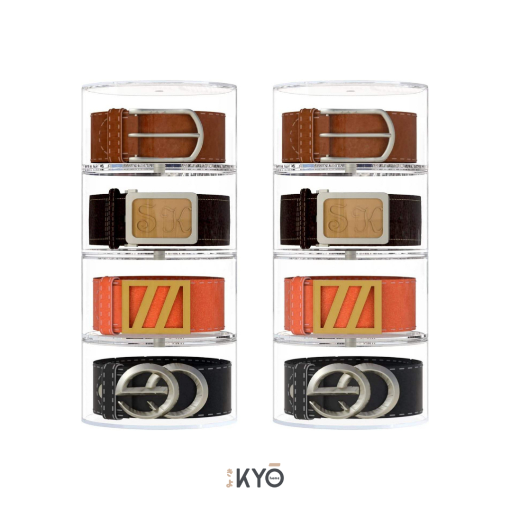 Jual KYO CLEAR MAGNET BELT ORGANIZER WATCH CASE STORAGE DISPLAY FOR ...