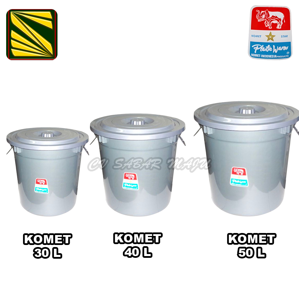 Jual Komet Star Ember Plastik Tutup 30 Liter 40 Liter 50 Liter Shopee Indonesia 5892
