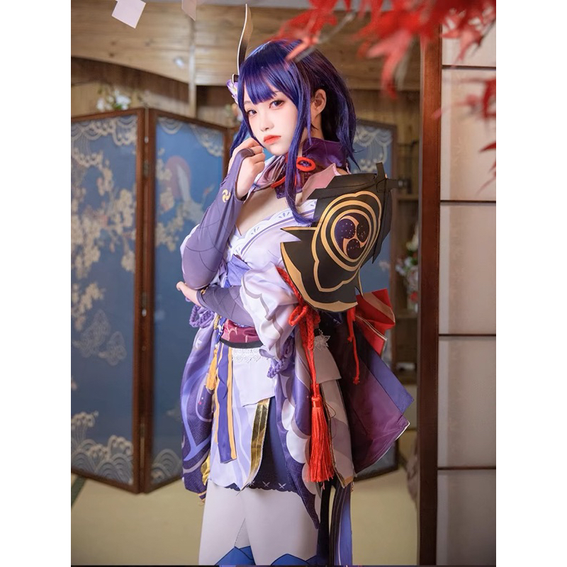 Jual READY ManLu - Raiden shogun genshin impact costume cosplay ...