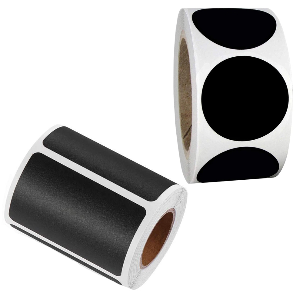 Jual 120Pcs Chalkboard Label Stiker Hitam Roll Lebel Stiker Label ...