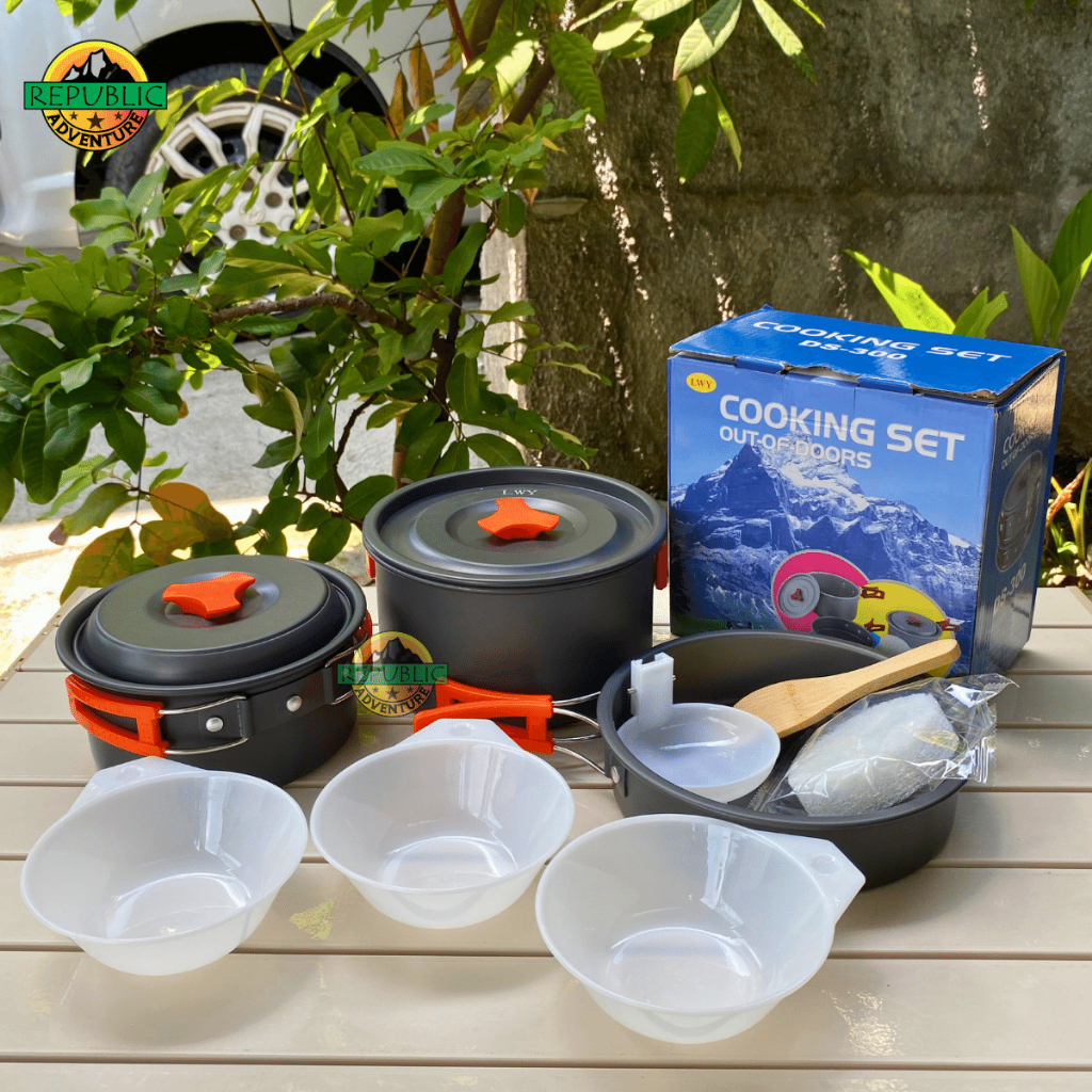 Jual ALAT MASAK CAMPING DS 300 COOKING SET DS 300 Alat Masak Set