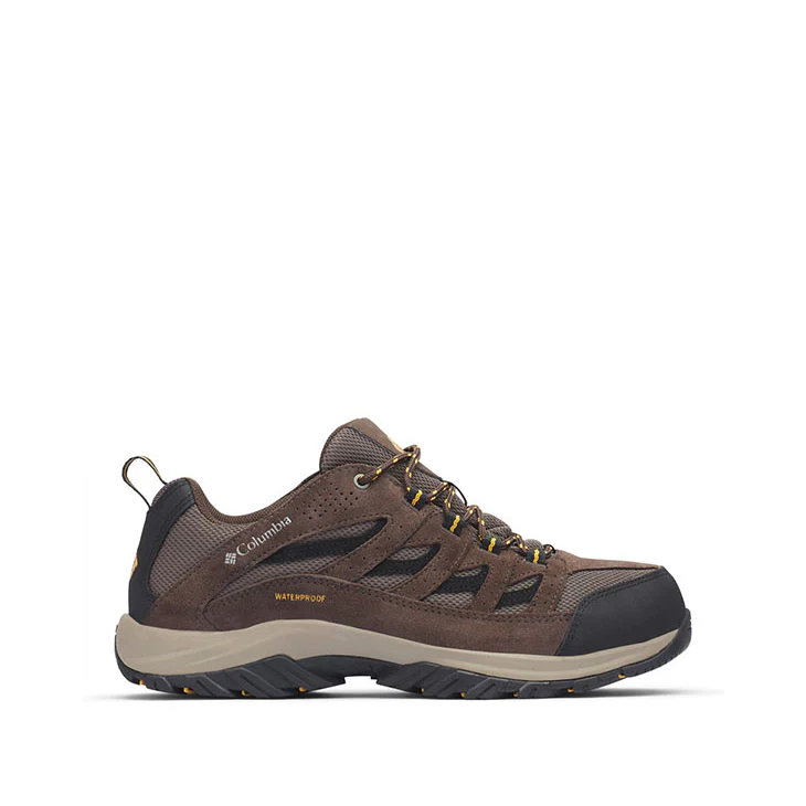 Columbia REDMOND IV LOW WATERPROOF - Outdoorschoenen - black/mountain red/zwart