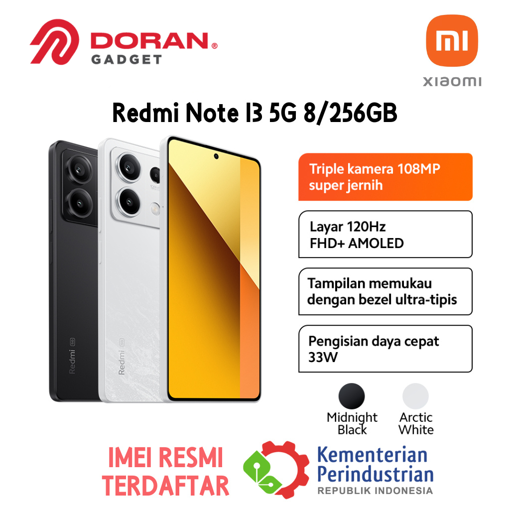 Jual Xiaomi Redmi Note 13 5G 8/256GB 5000mAh 120hz NFC 6.67" Amoled ...