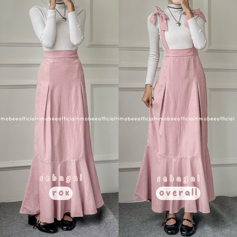 Jual SUGAR RIBBON OVERALL SKIRT MERMAID BABY CORDUROY // OVERAL ROK ...