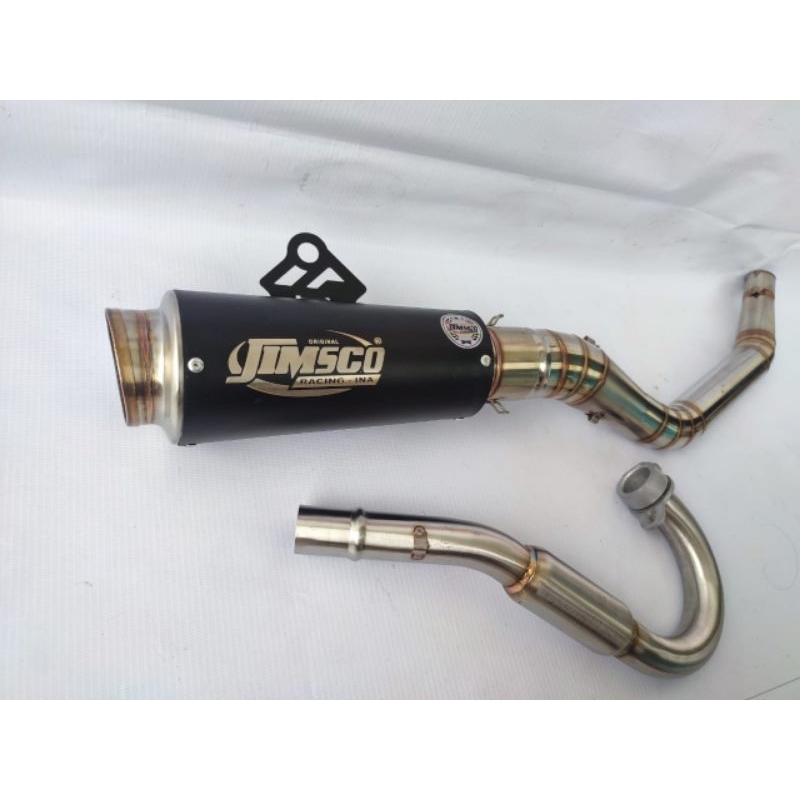 Jual Knalpot Kolong Atas Original Jimsco Racing Klx D Tracker 150 Crf150 Wr Viar Cross Inlet 50 8312