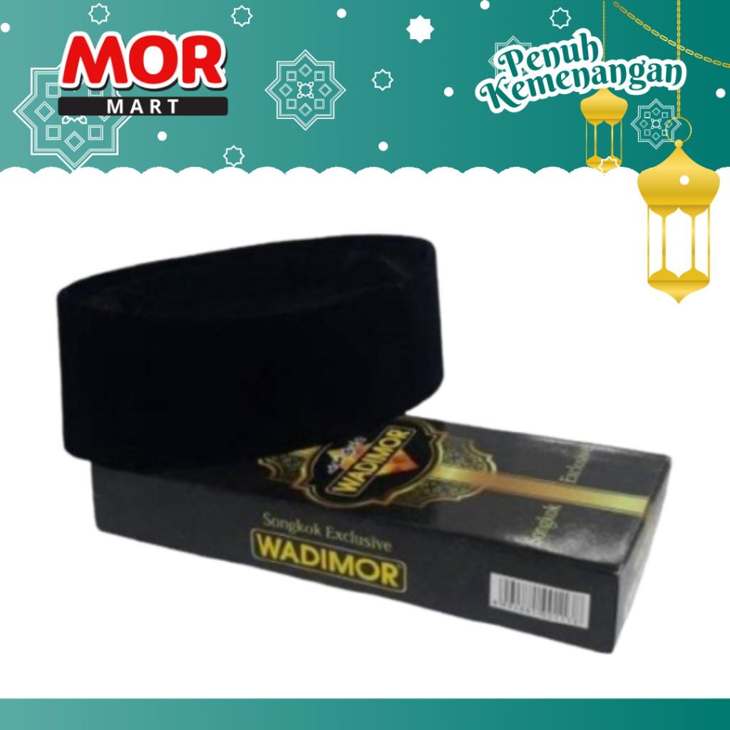 Jual WADIMOR Peci Songkok Topi Hitam Tinggi 9 cm 1 Pc | Shopee Indonesia