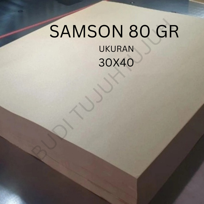 Jual Kertas Samson 80 Gram Alas Kaki Cuci Mobil 30x40 Isi 125 Lembar