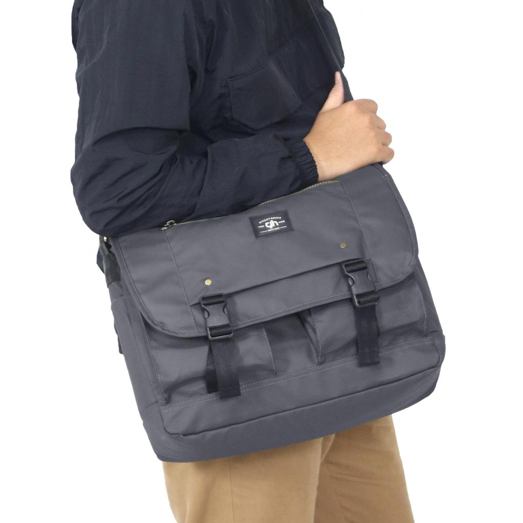 Jual GHBag Tas Slempang Laptop PORTLAND Messenger Bag Anti Air