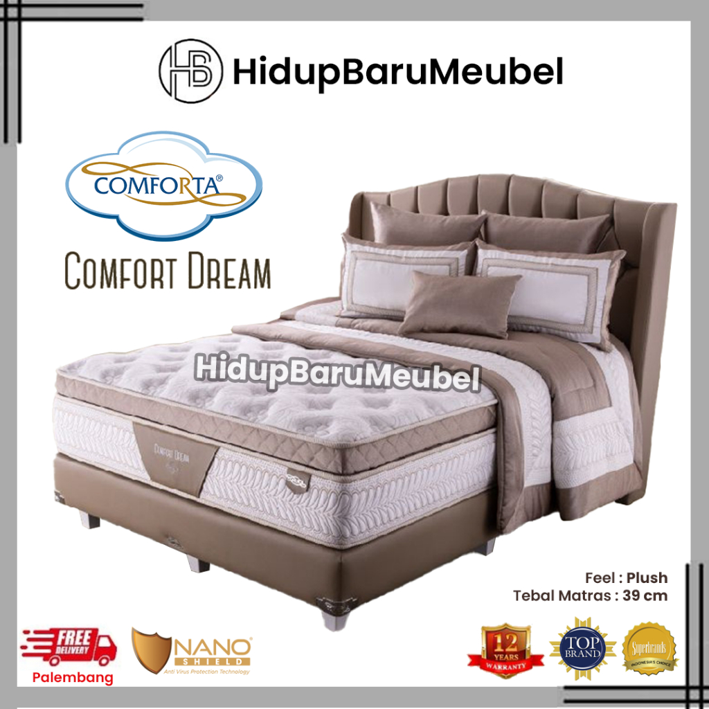Jual Springbed Comforta COMFORT DREAM / Kasur Matras Spring Bed Pocket ...