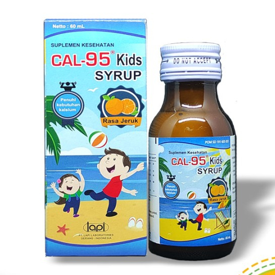 Jual CAL-95 KIDS SIRUP 60 ML | Shopee Indonesia