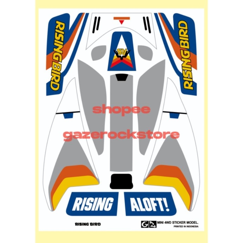 Jual Stiker Tamiya Rising Bird Cutting Vinyl | Shopee Indonesia