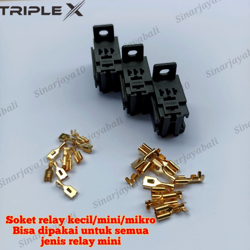 Jual soket relay 4kaki 5kaki gandeng bangku mini rumah rellay kecil ...