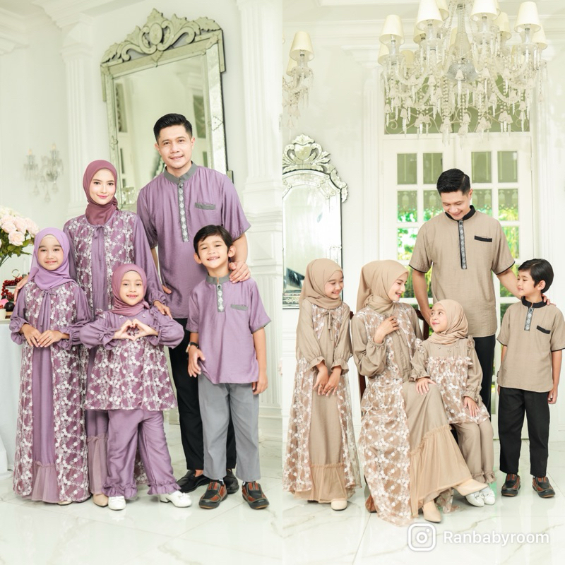 Jual KALUNAKU RAYA SERIES 2024 baju lebaran keluarga / baju muslim