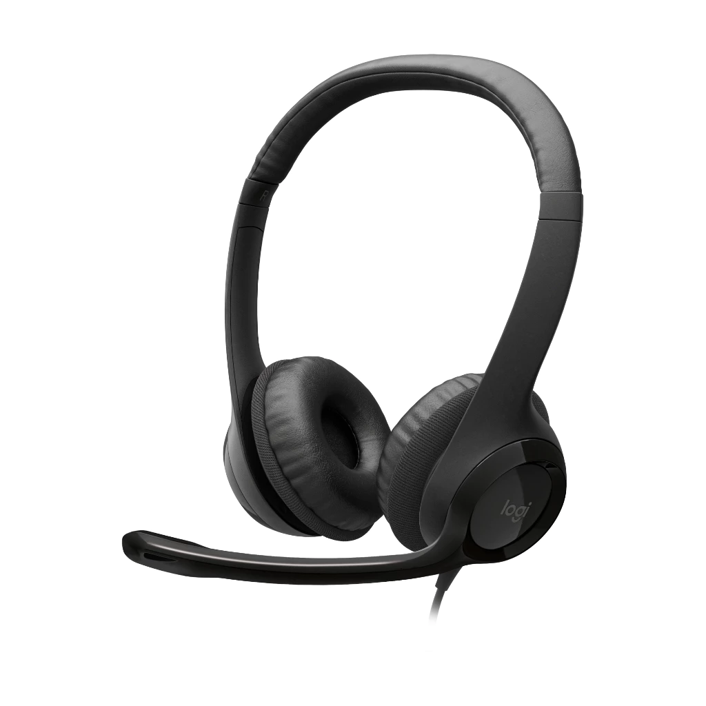Logitech H390 Headset Stereo USB dengan Mikrofon Noise-Cancelling