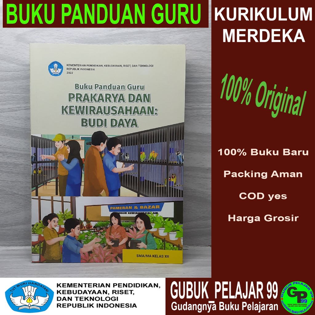 Jual Buku Panduan Guru Prakarya Dan Kewirausahaan Budi Daya Xii Untuk Smasmk Kelas 12 