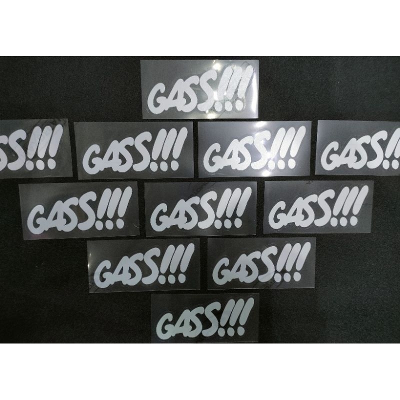 Jual stiker gas transparan #1 | Shopee Indonesia