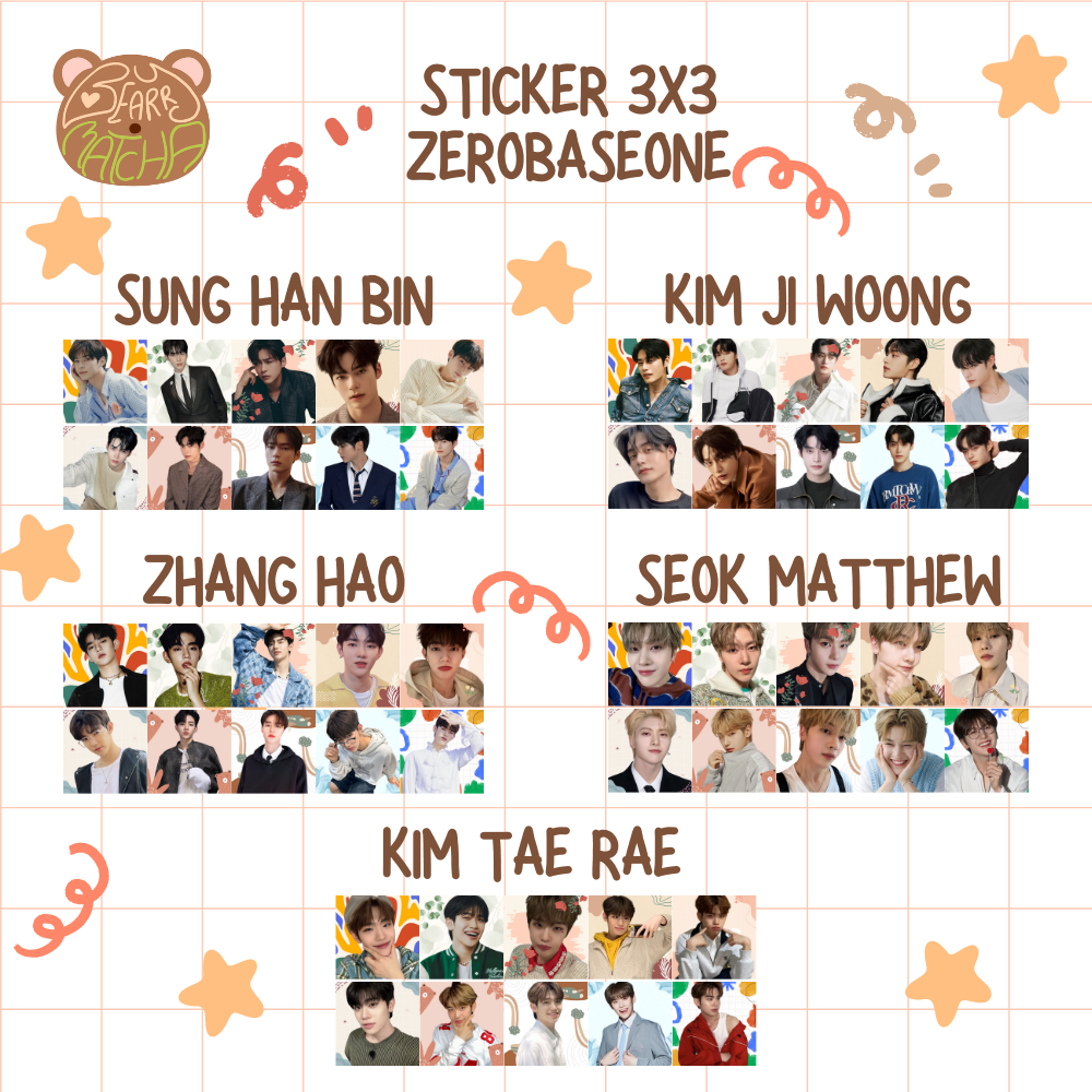 Jual [READY STOCK] isi 50 pcs sticker ZEROBASEONE | Shopee Indonesia