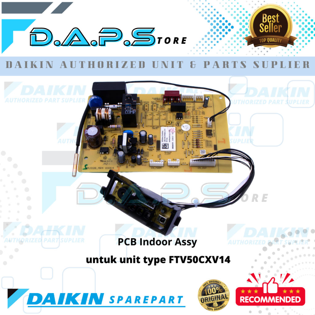 Jual Modul Indoor - PCB Indoor AC DAIKIN Malaysia 2 PK FTV50CXV14 ...