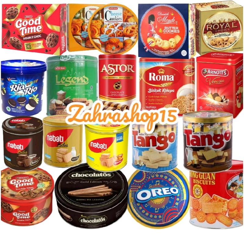 Tango Biskuit Kaleng 240g untuk snack rapat kantor