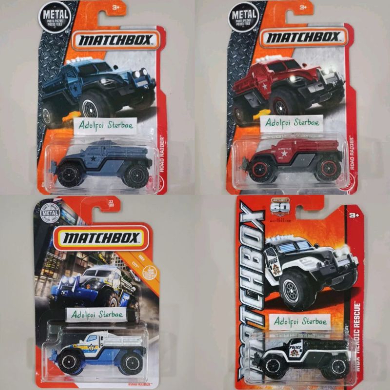 Jual matchbox road raider mbx city star mbx heroic rescue military ...