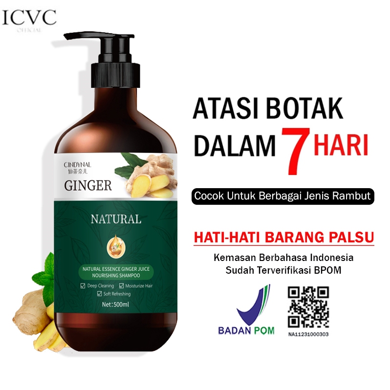 Jual [BPOM] CINDYNAL Shampo Jahe Herbal Penumbuh Rambut Rontok Cepat