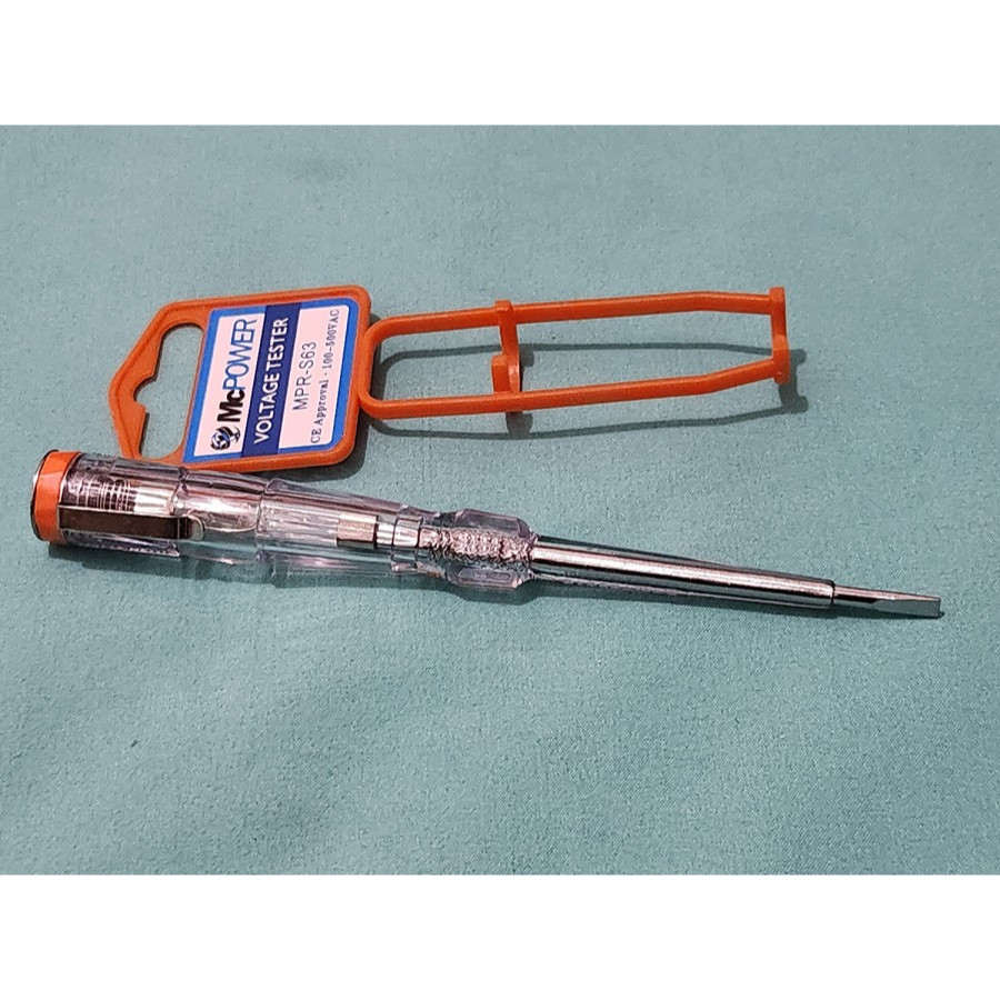 Jual obeng tespen McPower MPR-S63 voltage tester listrik mc power s63 ...