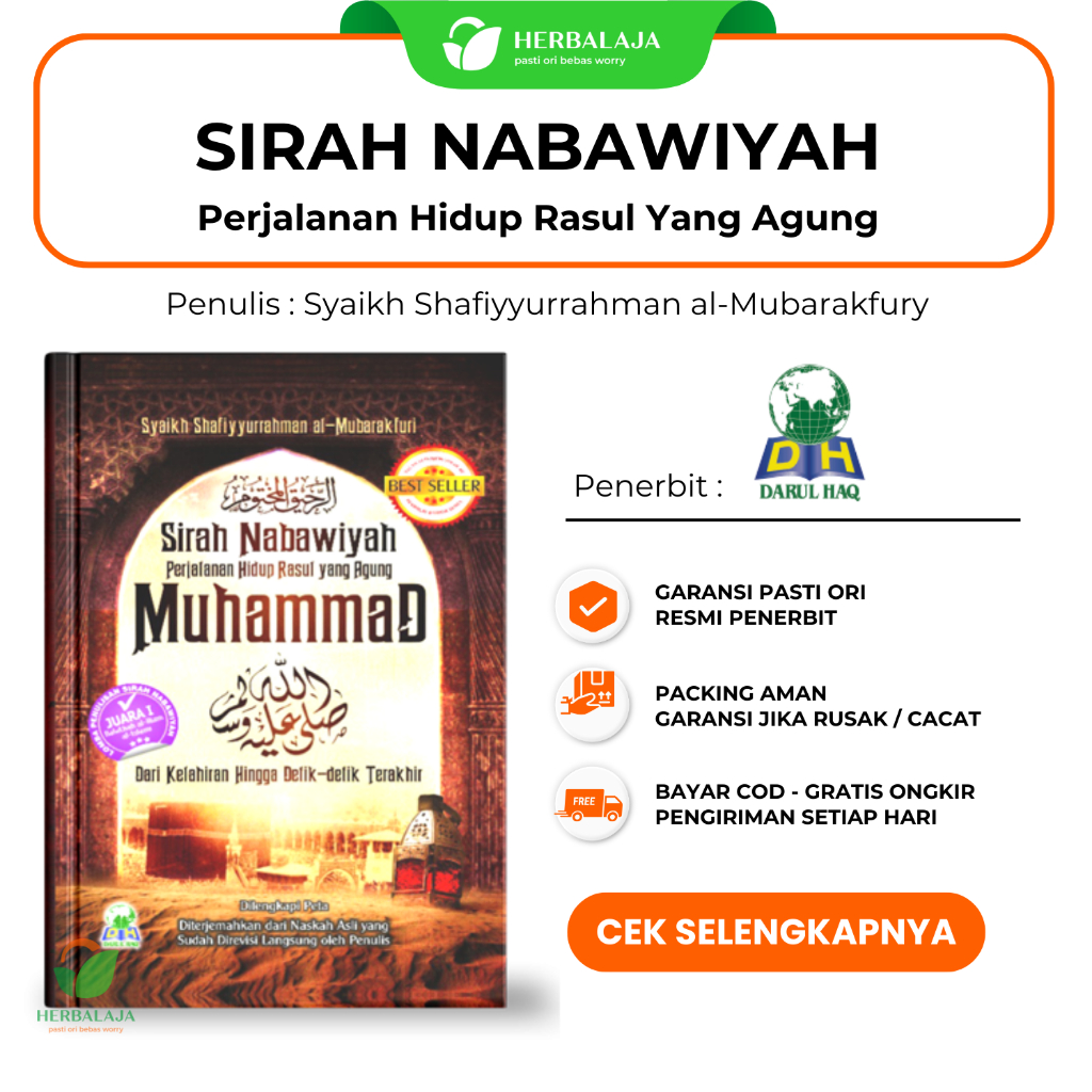 Jual Buku Sirah Nabawiyah Kisah Perjalanan Hidup Rasul Yang Agung ...