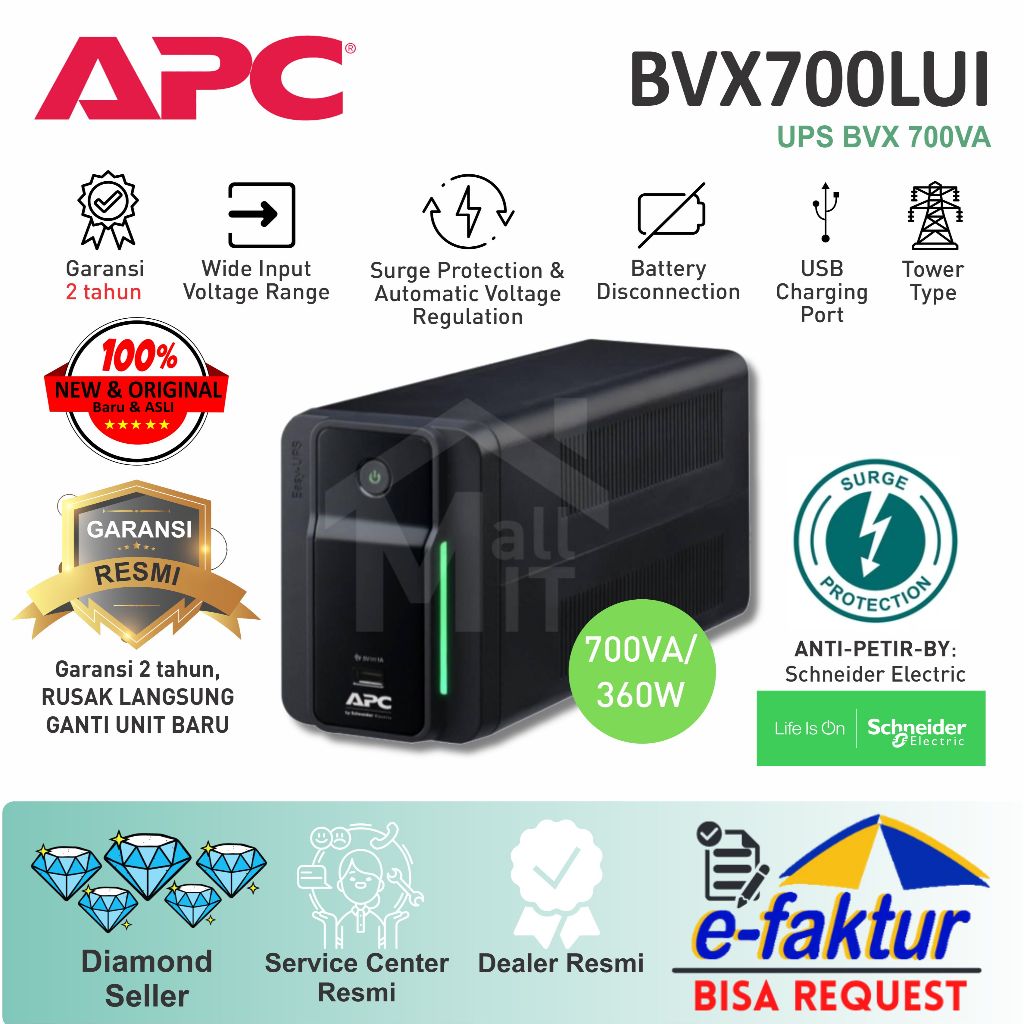 Jual Ups Apc Va W Usb Charging Bvx Bvx Bvx Bvx Lui