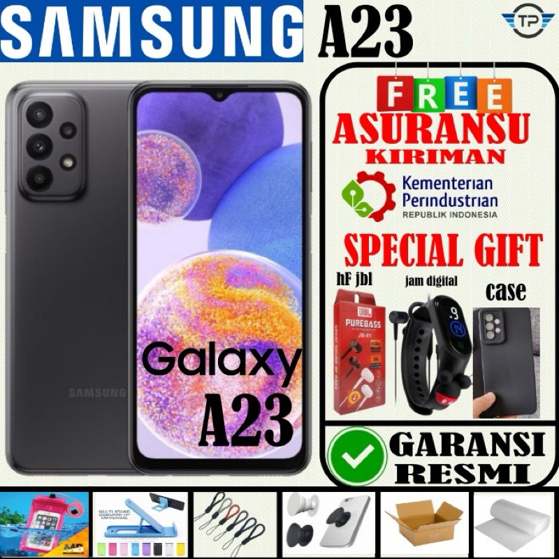 Jual SAMSUNG Galaxy A23 4G & 5G 6/128GB/8/128 GARANSI RESMI (SEIN ...