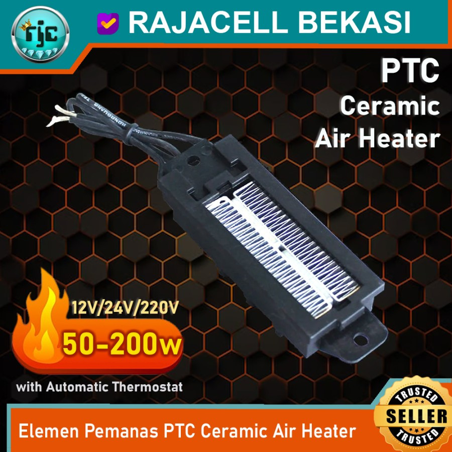 Jual Elemen Pemanas Udara PTC Ceramic Heater Air Conductive 12V 24V ...