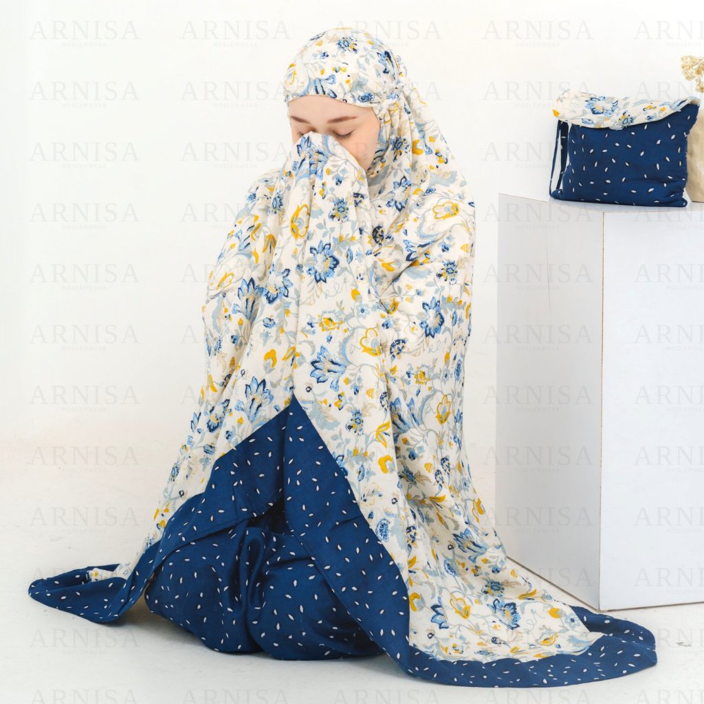 Jual Mukena Dewasa Jumbo BATIK BANGKOK rampel rayon ARNISA atasan ...