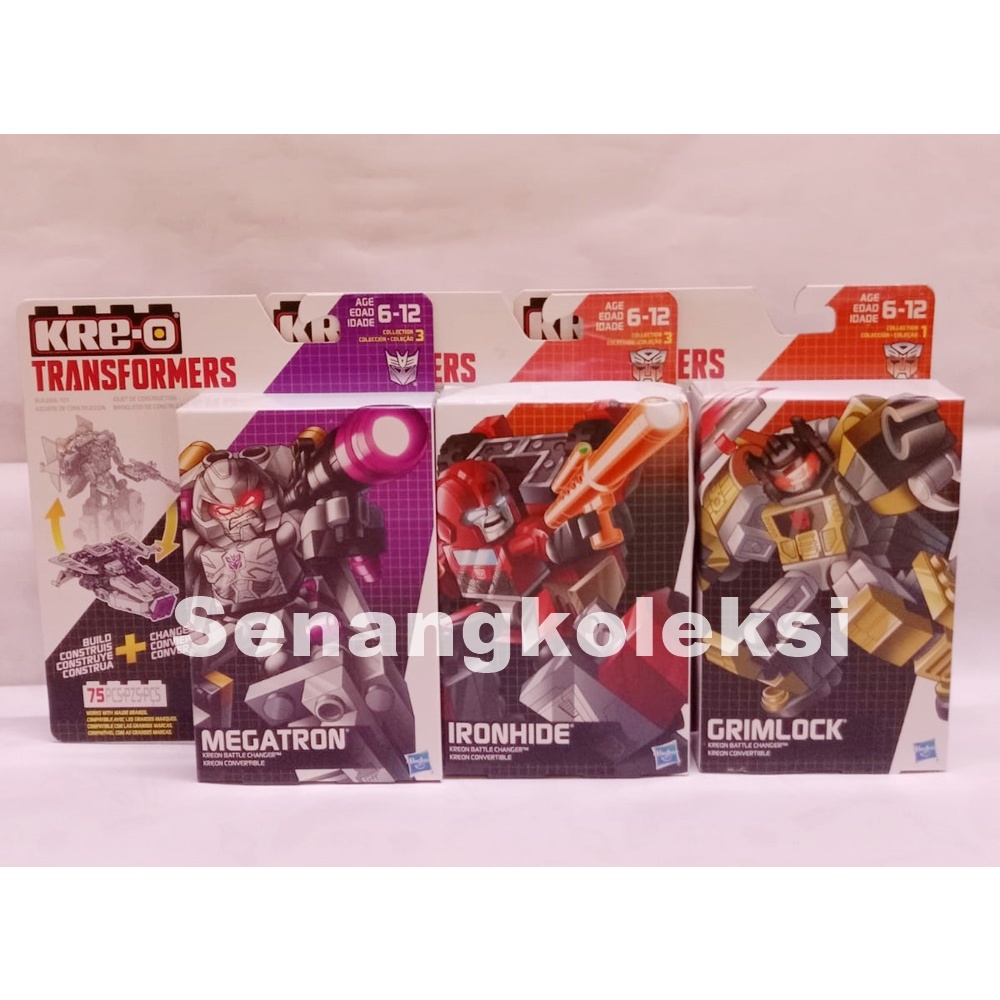 MEGATRON BATTLE CHANGER Transformers KRE-O Set MISB new kreo kreon G1