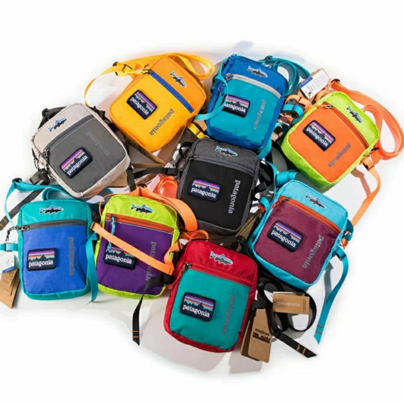 Jual patagonia patch logo embroidery crossbody | Shopee Indonesia