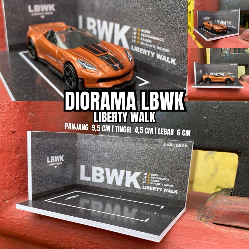 Jual DIORAMA Hotwheels LBWK Skala 1:64 Cocok Dijadikan Garasi Diecast ...