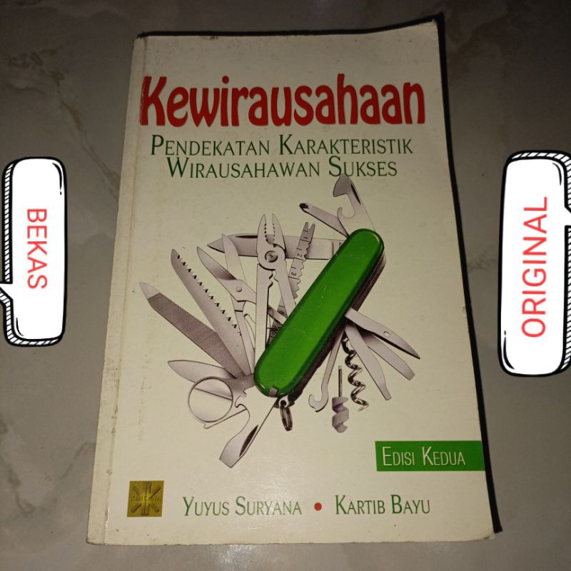 Jual Buku Kewirausahaan Pendekatan Karakteristik Wirausahawan Sukses ...