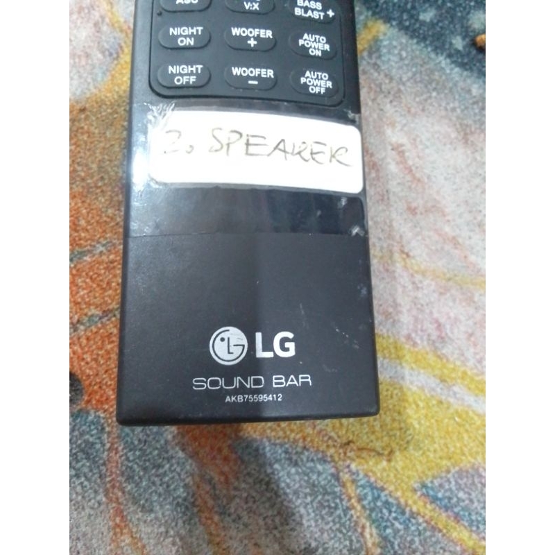 Jual remote Soundbar LG Shopee Indonesia