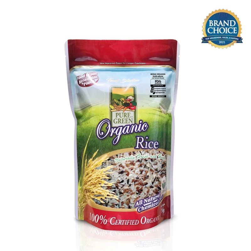 Jual Puregreen Organic Rice Beras Organik Multi Ethnic (Kombinasi All ...