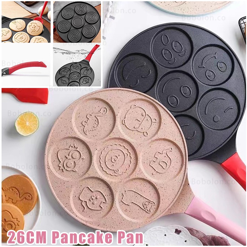 Jual 26CM Pancake Pan Character Egg Pan Panci Cetakan Telur 7 LubangNon ...
