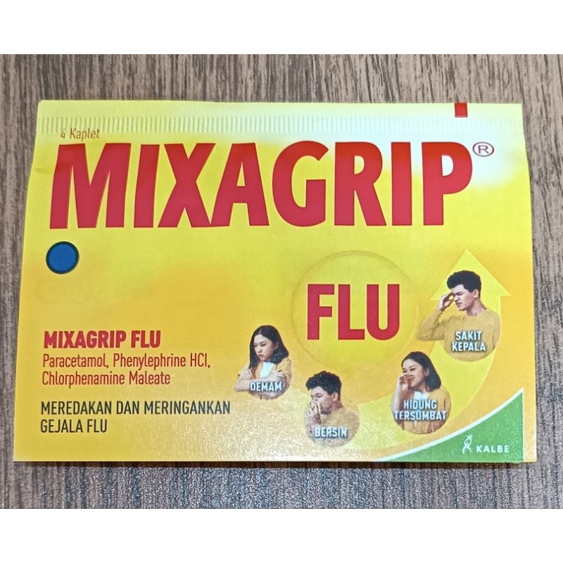 Jual Mixagrip Flu 1 strip isi 4 tablet | Shopee Indonesia