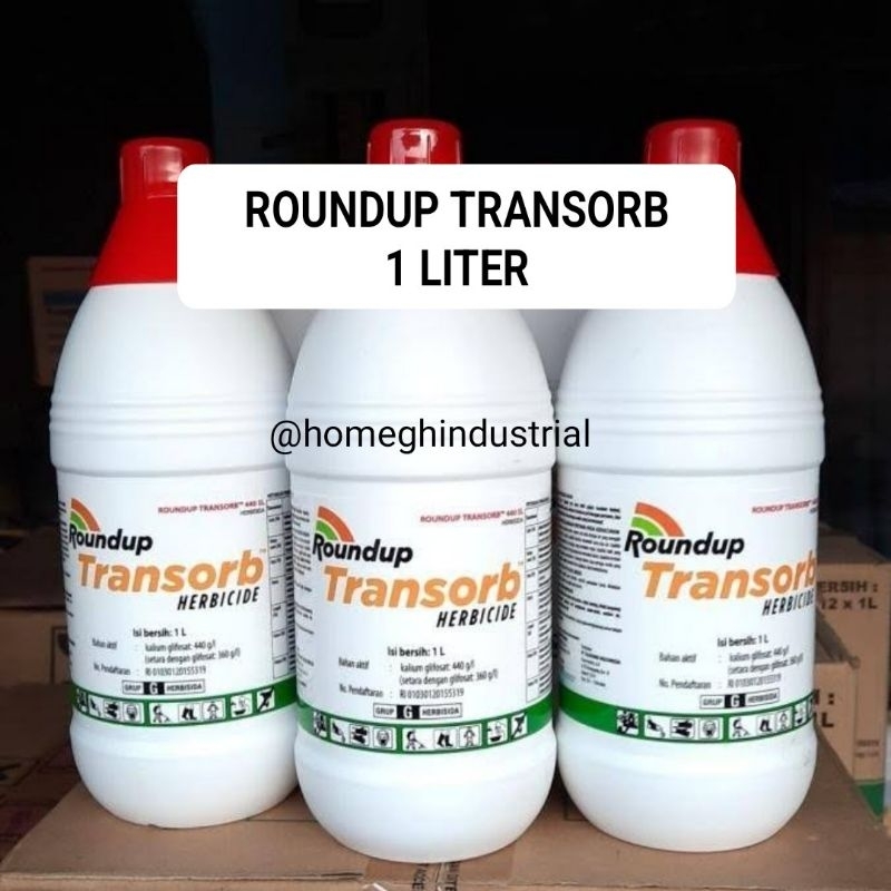 Jual ROUNDUP TRANSORB 1LITER / PEMBASMI RUMPUT / ROUNDUP 1000ML ...